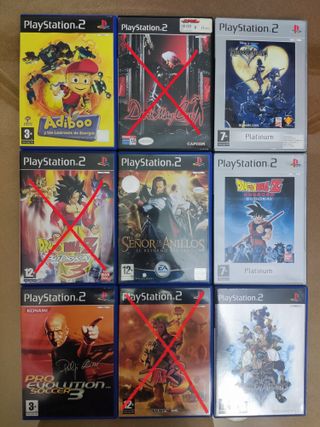 Lote Juegos Originales PS2