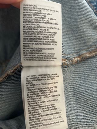 Cazadora Vaquera T. M oversized de h&m