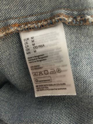 Cazadora Vaquera T. M oversized de h&m
