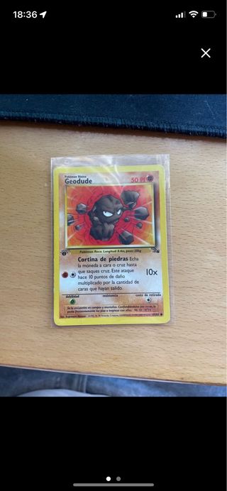Geodude Primera Edicion Fosil