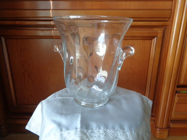 Hielera de cristal grande