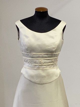 vestido de novia top y falda