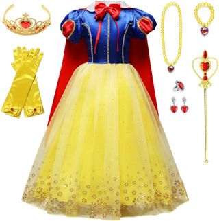 Vestito costume carnevale principessa o Biancaneve