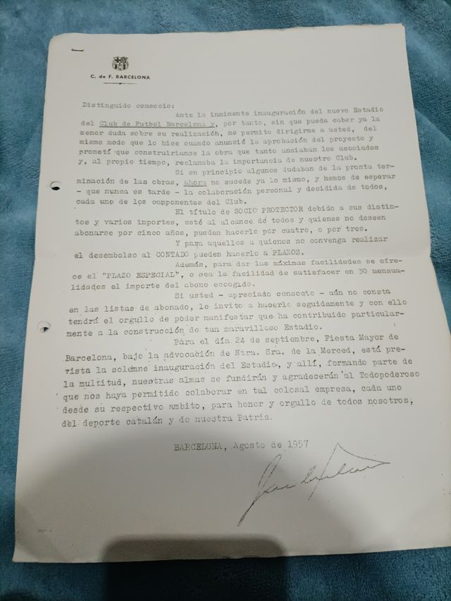 La firma di Messi
