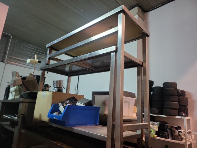 Bancos acero inoxidable varias medidas