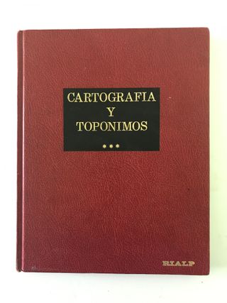 Libro Enciclopedia de Cartografía y Topónimos