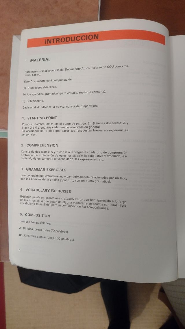 Libro de Inglés COU