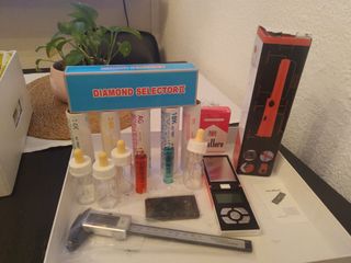 ORO PLATA DIAMANTES BASCULA BUSCADOR 