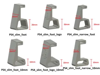 Soportes ps4 slim