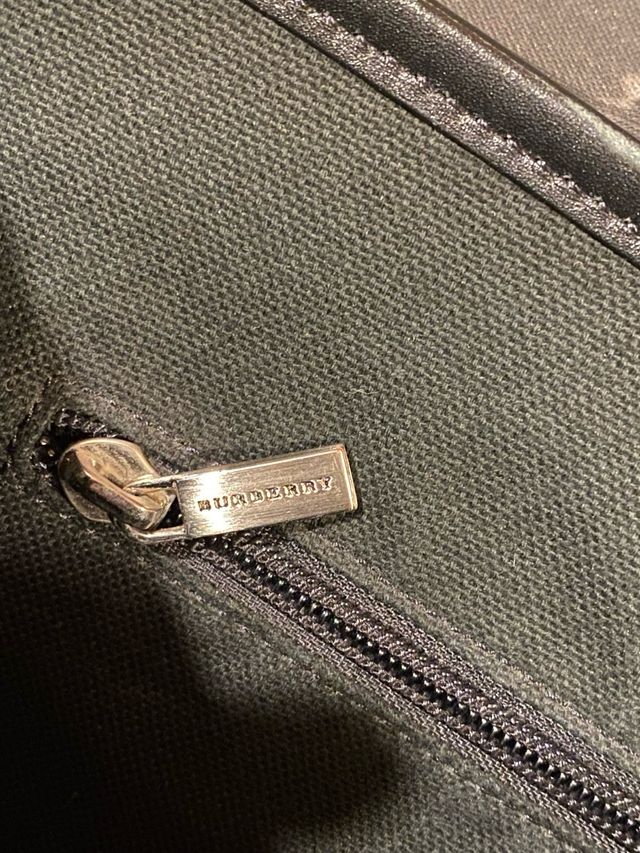 Bandolera original Burberry cuadros gris