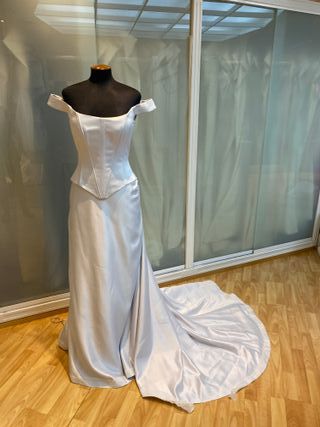 vestido de novia  fiesta corpiño y falda
