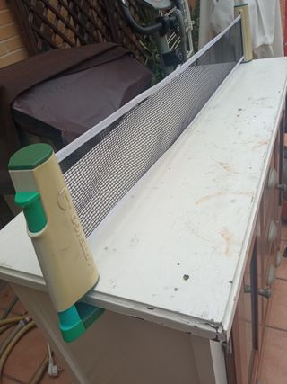 Portería, redes de mesa y baloncesto