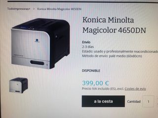 Impresora Laser Minolta