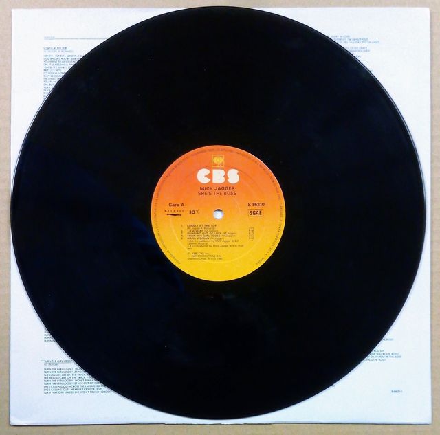 MICK JAGGER-, ÁLBUM VINILO 12".