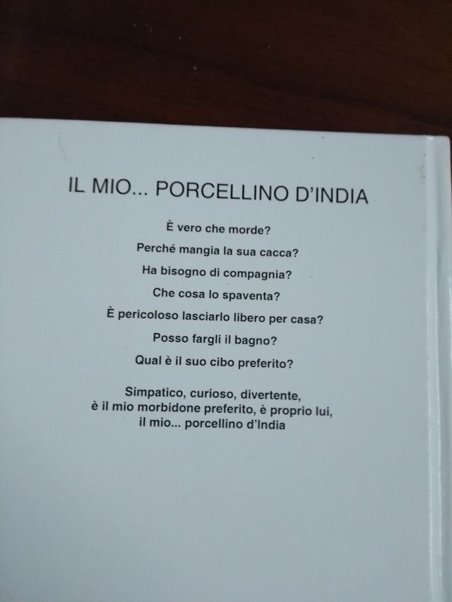 Libro sui Porcellini d'india