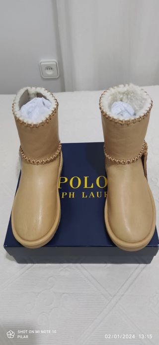 Botas de piel Polo Ralph Lauren