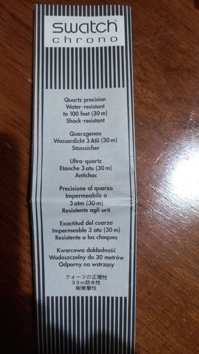 Orologio swatch