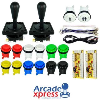Kit Joysticks Botones Arcade Eurojoystick 2 IL