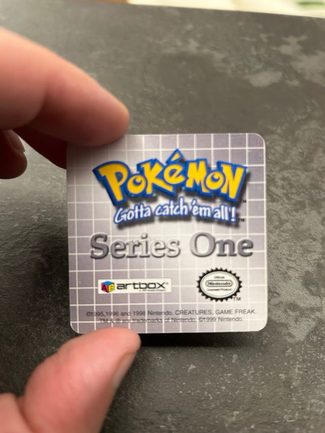 Card pokemon series one nintendo olografica