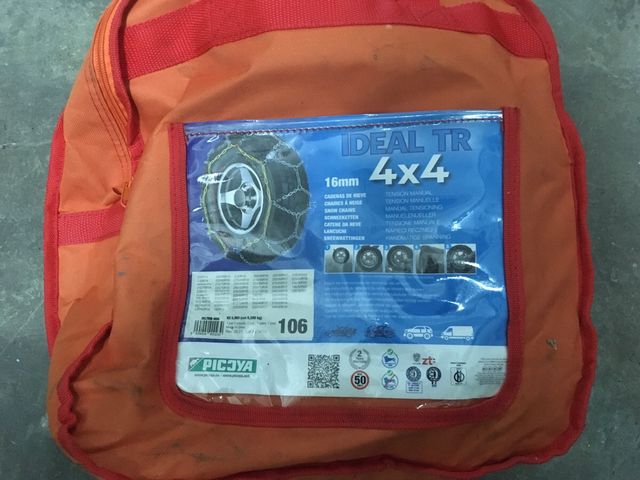 cadenas de nieve para autocaravana