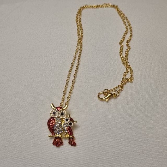 Colgante buhos con cadena NUEVO