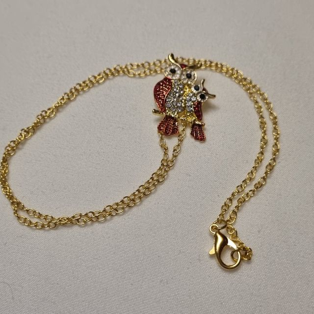 Colgante buhos con cadena NUEVO