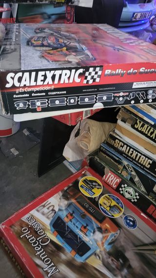 Circuito Scalextric rally Suecia slot