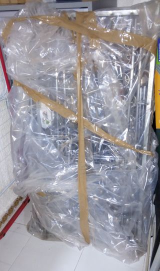 CUNA NIÑO/A BEBÉ ACERO INOXIDABLE Vintage AÑO 1977