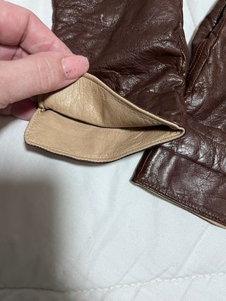 Guantes de piel autentica 