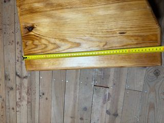 mesa de centro madera maciza