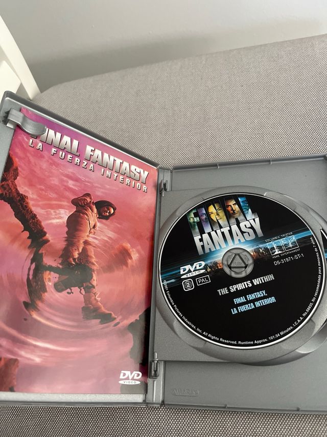 DVD FINAL FANTASY: LA FUERZA INTERIOR