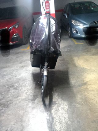 Bicicleta holandesa de carga eléctrica