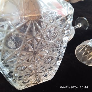 Juego cristal antiguo