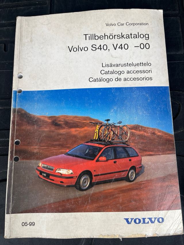 CATALOGO ACCESORIOS VOLVO S40 S60