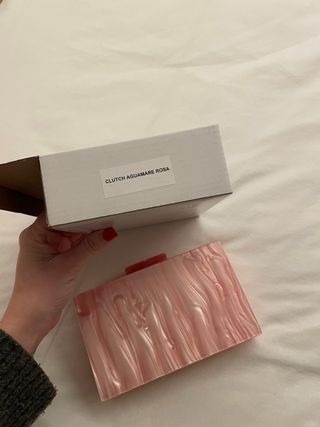 Clutch Aguamare Rosa Nácar