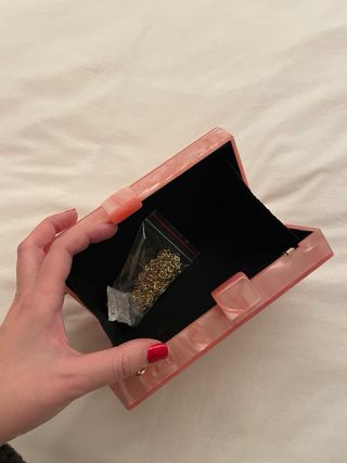 Clutch Aguamare Rosa Nácar