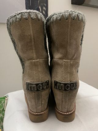 Botas Mou French Toe Wedge Short