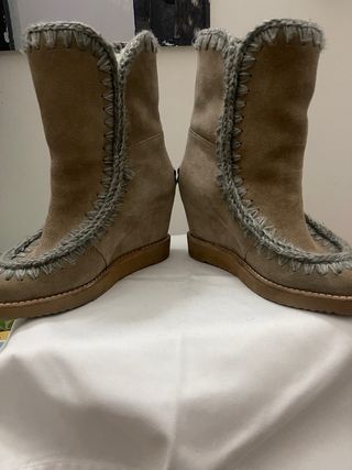 Botas Mou French Toe Wedge Short