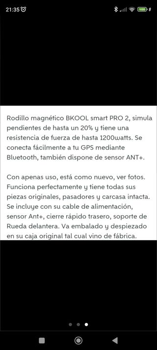 Rodillo bkool