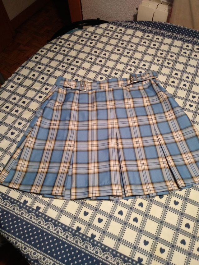 Falda plisada talla 36