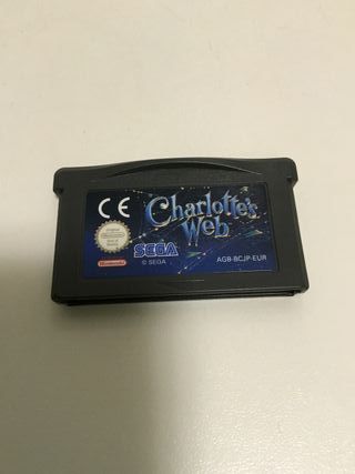 Videojuego gameboy advance Nintendo charlottes web