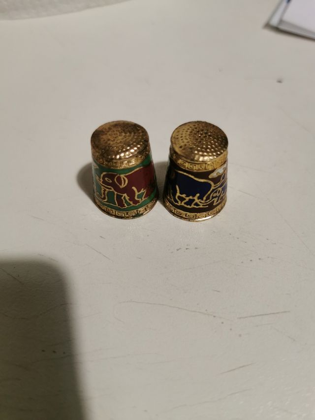 Ditali dipinti a mano vintage