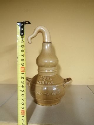 BOTELLA DECORATIVA DE GRES