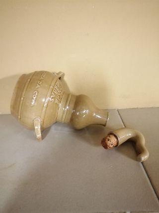 BOTELLA DECORATIVA DE GRES