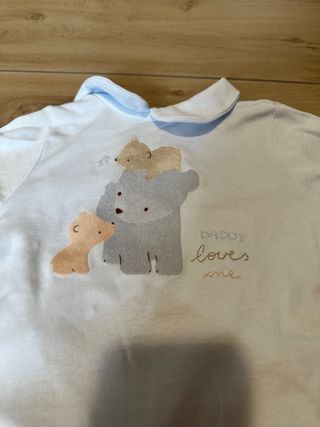 tutina cotone neonato azzurro 6-9 mesi 68 cm