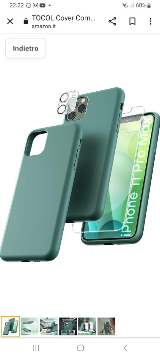 Custodia TOCOL 5 in 1 per iPhone11