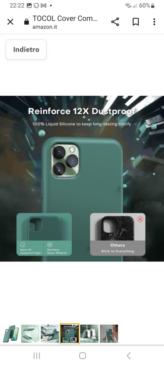 Custodia TOCOL 5 in 1 per iPhone11