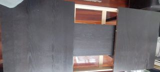 Mesa de salón extensible con 6 sillas 