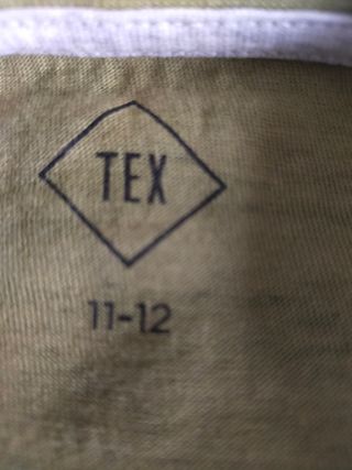 Camiseta militar niño talla 11-12