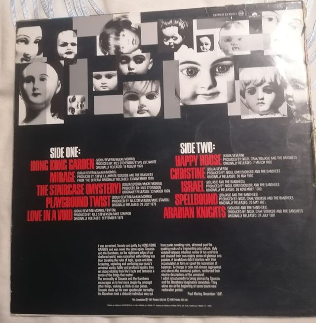 Vinilo Siouxsie And The Banshees
